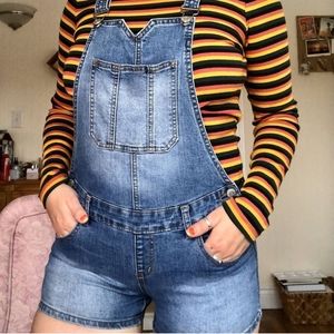 Guess denim shorteralls